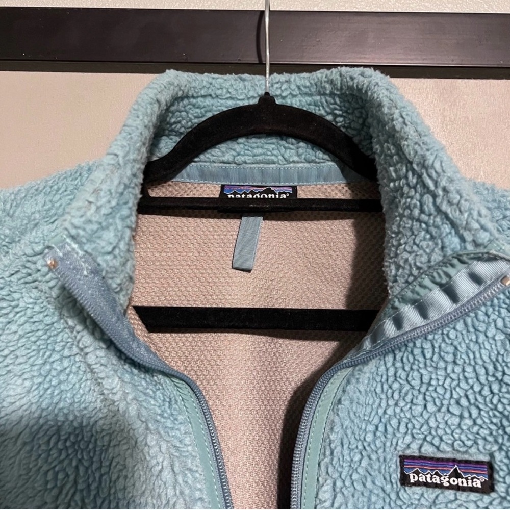 LAST CHANCE CLOSET CLOSING Patagonia Retro X Turquoise Teal Blue Green Jacket - Picture 5 of 8